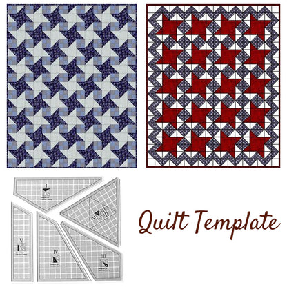 Scrap Crazy Templates Quilt Ruler (With Instructions)