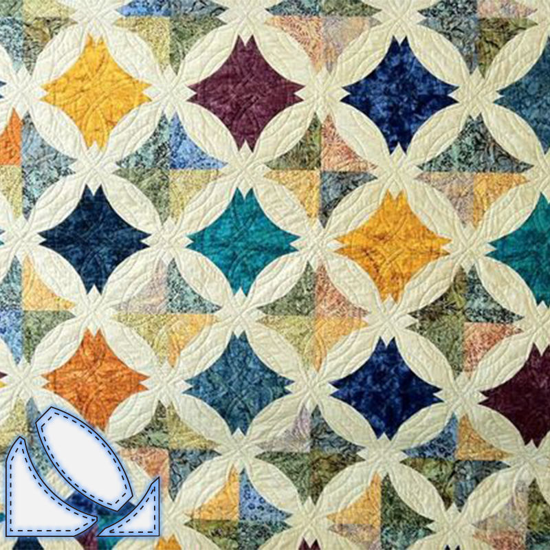 Victor's Bouquet Quilt Template Set- With Instructions