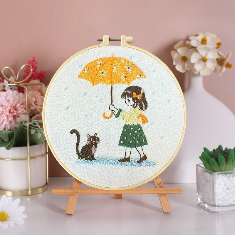 Whimsical Pastoral Embroidery Kit
