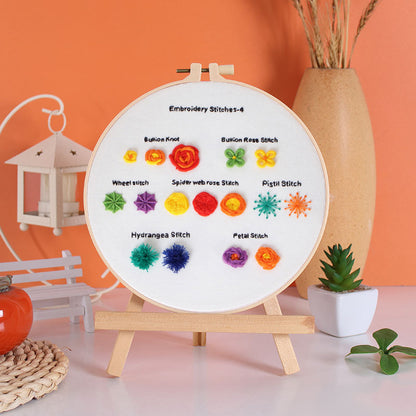 Embroidery Stitches Learner Kits for Beginner