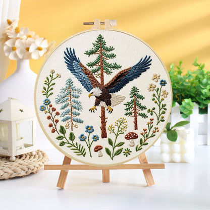 Eagle And Wilderness Embroidery Kit