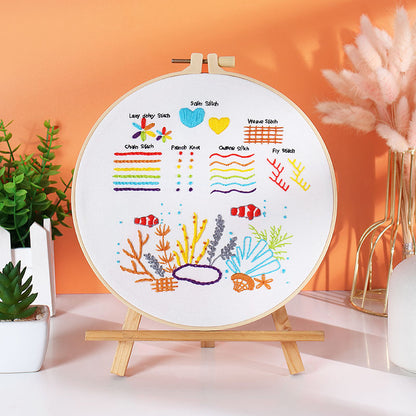 Beginner Stitch Practice Embroidery Kit