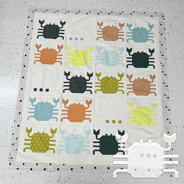 Feeling Crabby Quilt Patterns Ruler - With Instructions