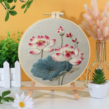 Lotus Serenity Embroidery Kit