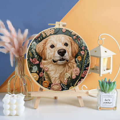 Paws & Blooms Embroidery Kit