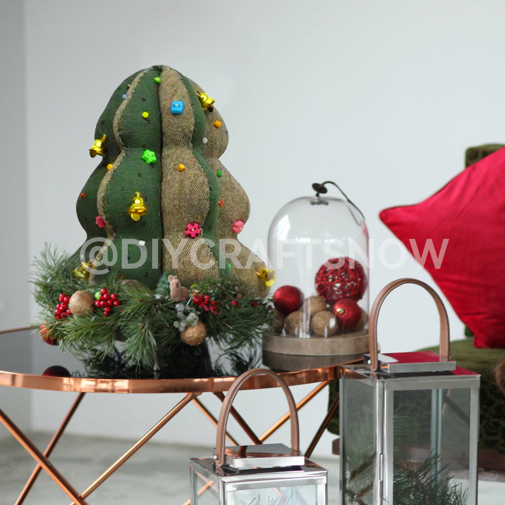 3D Christmas Tree Quilt Template (4PCS)