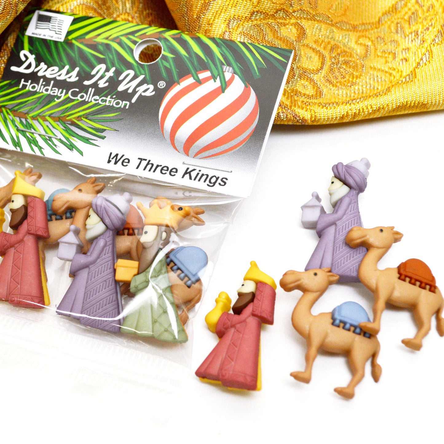 New Christmas Patchwork Star Template Set With Free Nativity Buttons