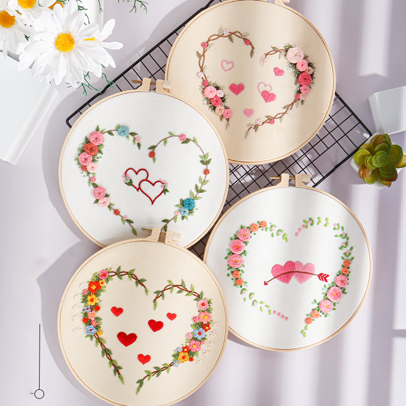 Heartfelt Embroidery Kit: Stitch Your Love into Every Thread