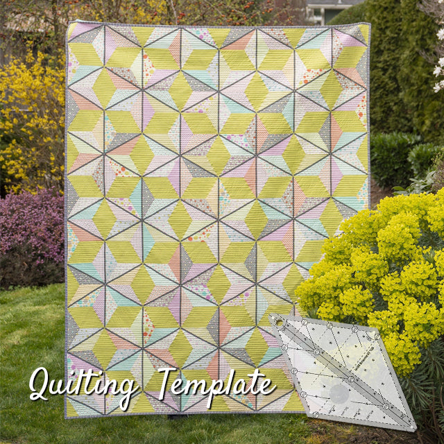 60 Degree Diamond Mini Ruler- With Instructions