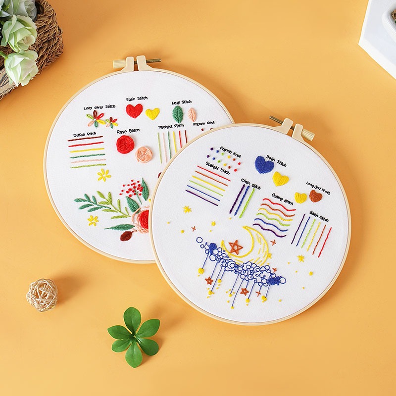Embroidery Stitches Ocean Learner Kits for Beginner