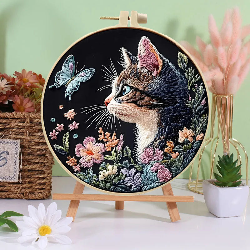 Feline Fantasy Embroidery Kit
