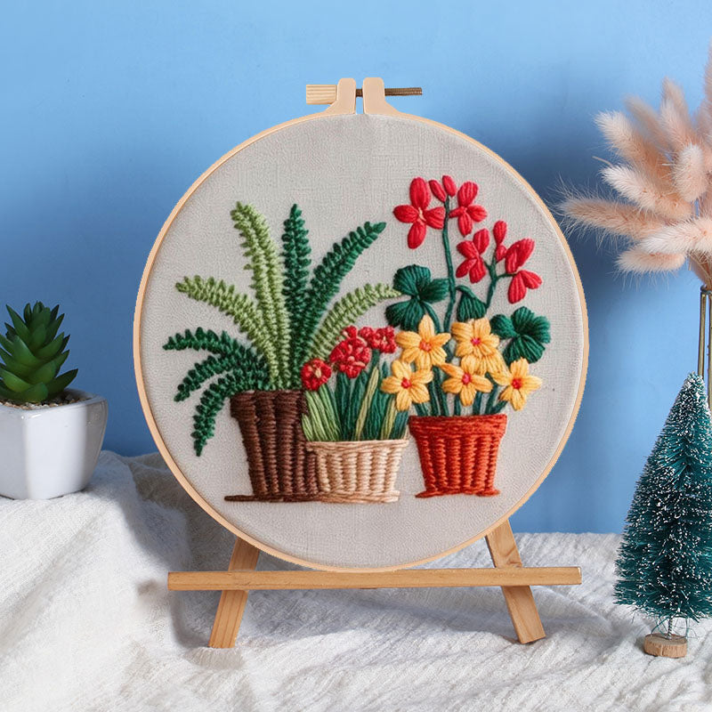 Botanical Home Embroidery Kit