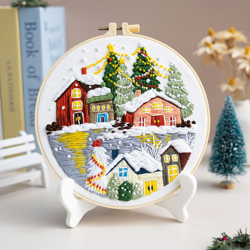 Winterscape -Themed DIY Embroidery Kits