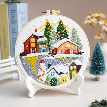 Winterscape -Themed DIY Embroidery Kits