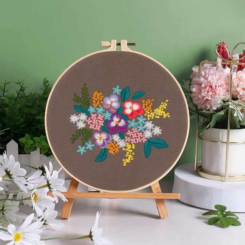 Blooming Botanicals Embroidery Kit: A Tribute to Nature’s Grace