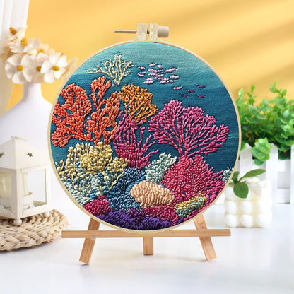 Coral Reef Embroidery Kit