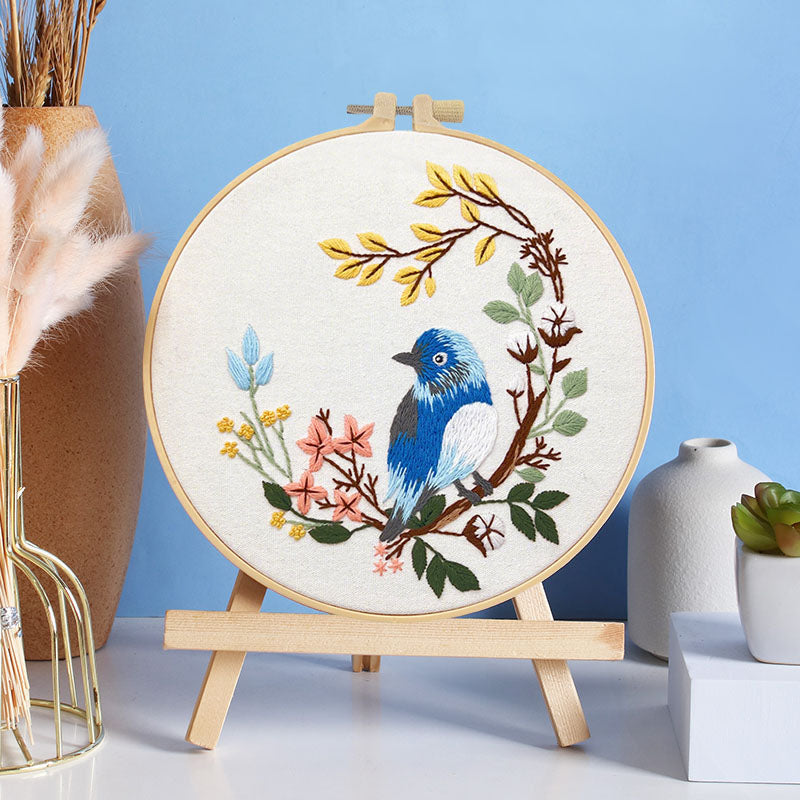 Whimsical Feathered Friends Embroidery Kit