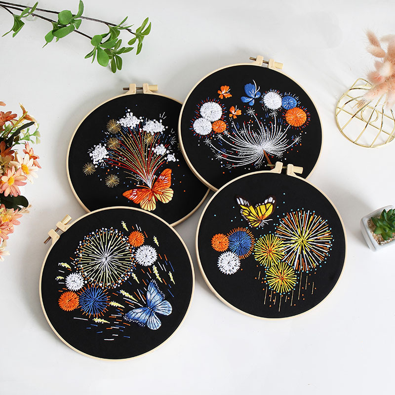 Fireworks Embroidery Kit Series