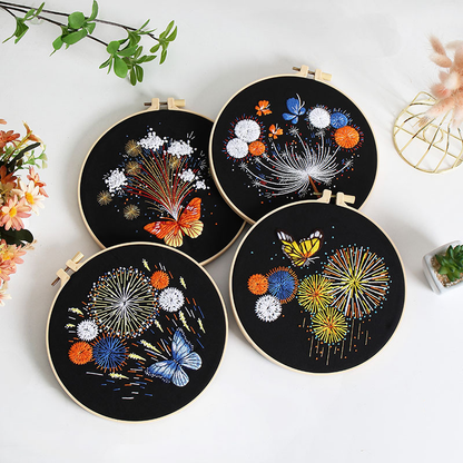 Fireworks Embroidery Kit Series
