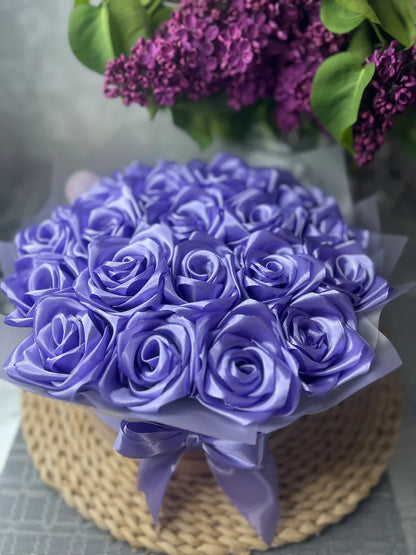 Eternal Roses - HandMade From Satin Ribbon(Never Wither)