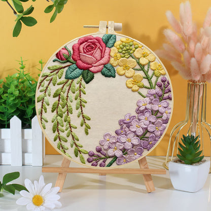Botanical Bouquet Embroidery Kit