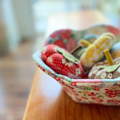 Lovely Flower Bowl Pattern Tempalte With Instructions