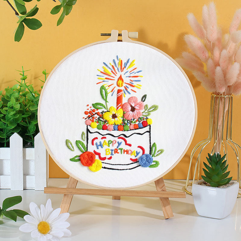 Happy Birthday Embroidery Kit: A Cheerful Stitching Celebration 🎂