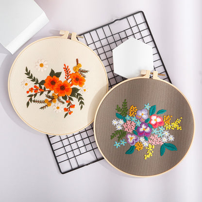 Blooming Botanicals Embroidery Kit: A Tribute to Nature’s Grace