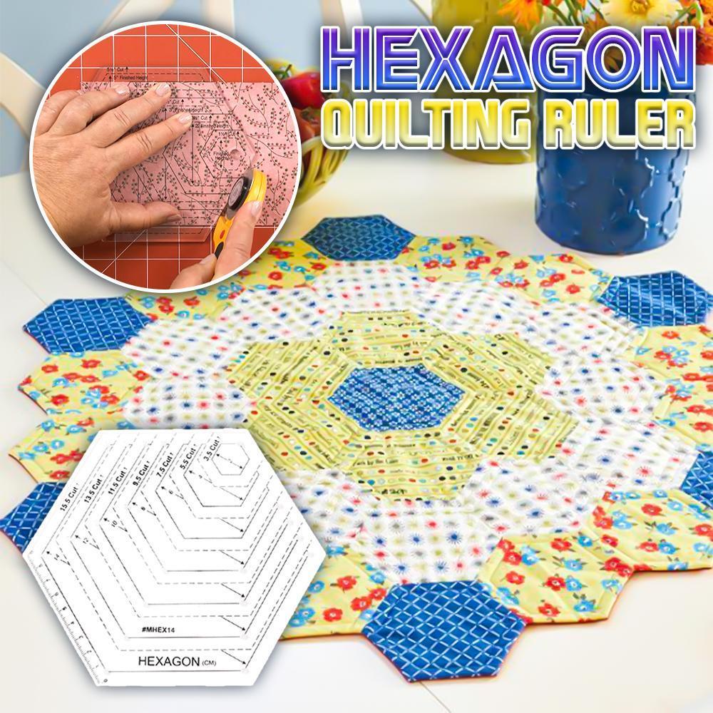 Hexagon Quilting Ruler