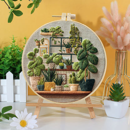 Urban Jungle Embroidery Kit