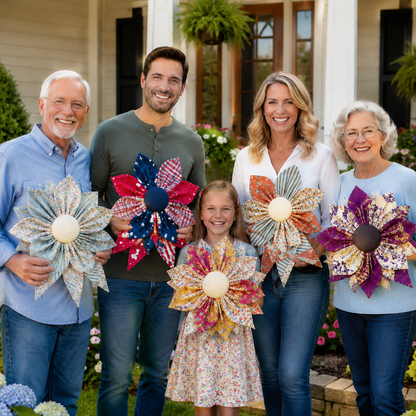 《The Heritage Bloom》Custom Wreath & Bow Sewing Template Set - With Instructions