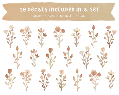 20 Sheets/Set Reusable and Removable Wall Stickers - Home Decoration