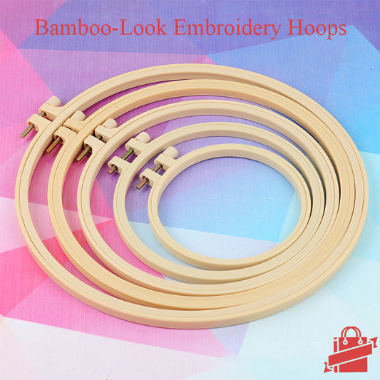 Bamboo-Look Embroidery Hoops: Blend of Tradition and Modernity