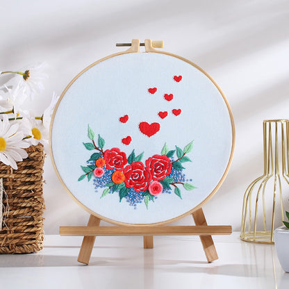 Love Blossoms Embroidery Kit: A Celebration of Creativity and Connection