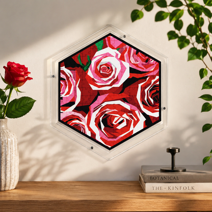 Hangable Acrylic Puzzle | Rose Garden