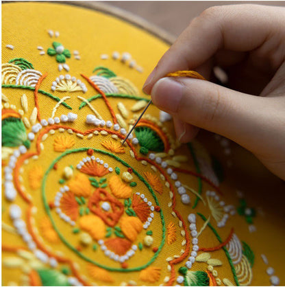 UrCustomHUB “Mandala Whirls” Kit: Color, Rhythm, and Calm in One Hoop