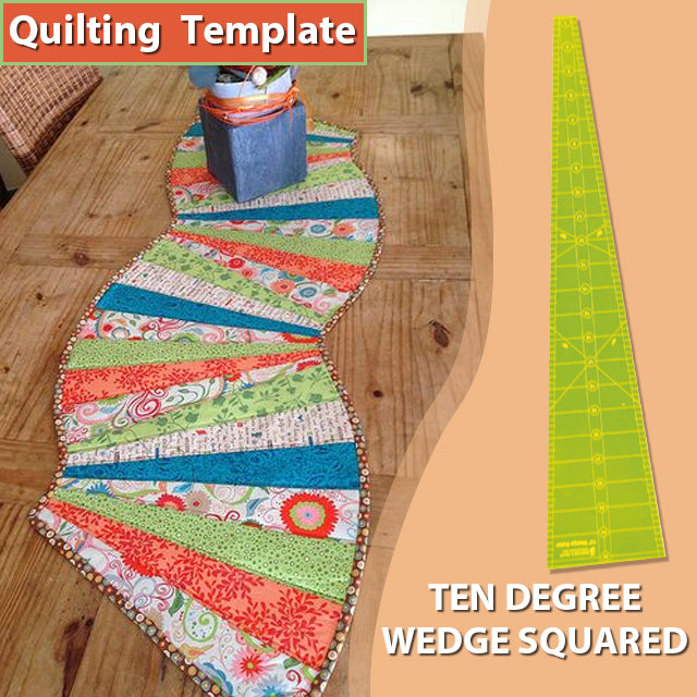 Spicy Spiral Table Runner Quilting Template Ruler