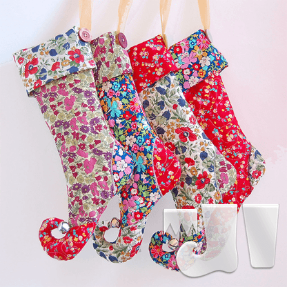 Handmade Elf Christmas Stocking Template Set - With Instructions