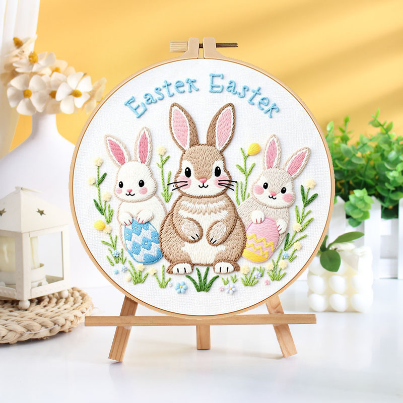 Easter Bunny - Themed DIY Embroidery Kits