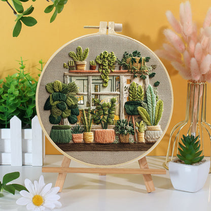 Urban Jungle Embroidery Kit