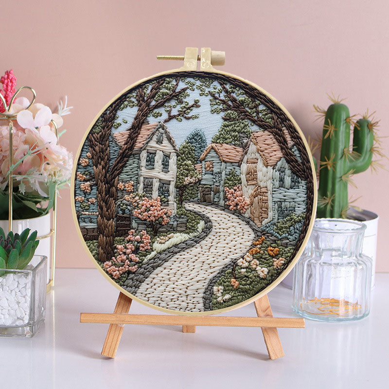 Cherry Blossom Lane Embroidery Kit
