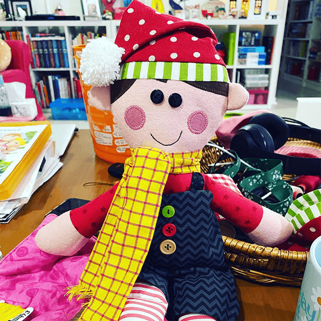 Kristy The Elf Toy Sewing Templates - With Instructions
