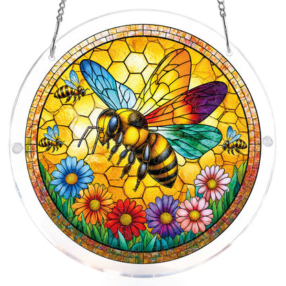 Acrylic Jigsaw Puzzle Suncatcher - Sunshine Bee