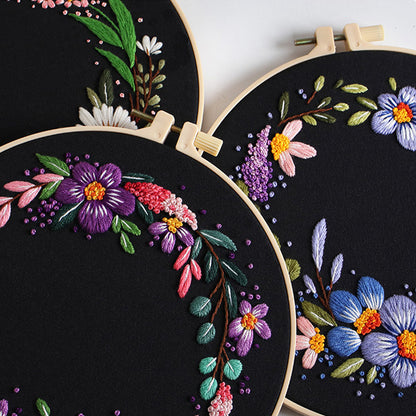 Floral Whispers Embroidery Kit: Let Every Bloom Tell a Story