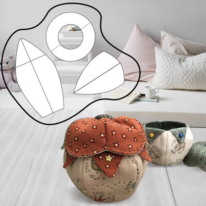 Quilt Jar(Bowl) Pattern Template  - With Instructions