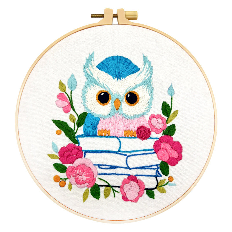 Whimsical Owl - Themed DIY Embroidery Kits