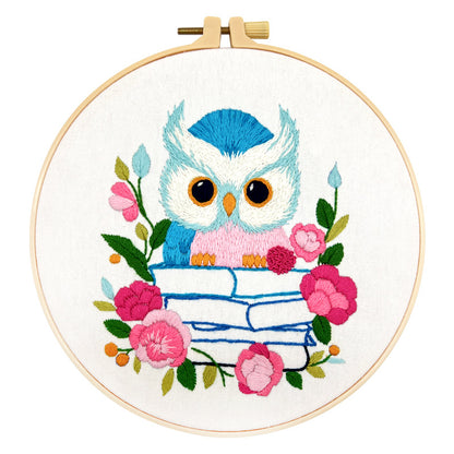 Whimsical Owl - Themed DIY Embroidery Kits