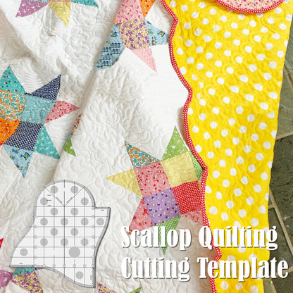 Creative Scallop Quilting Cutting Template