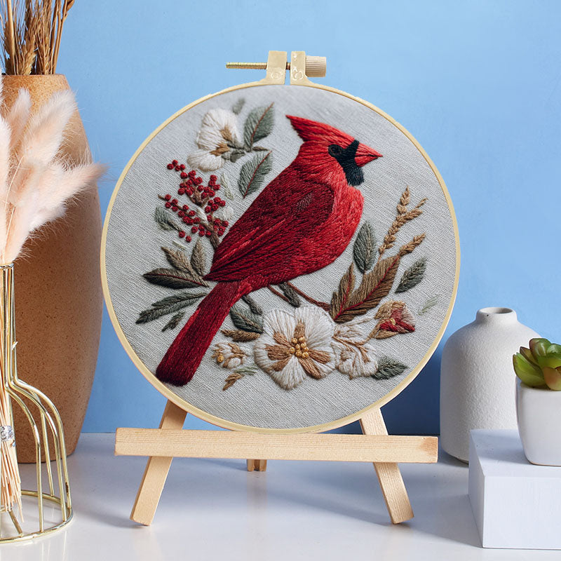 Vibrant Aviary Embroidery Kit