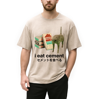 Eat Cement Washed T-Shirt